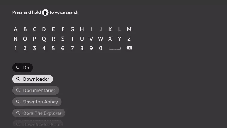 Search for Downloader and click on it