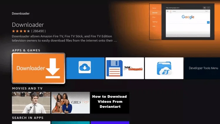 Select Downloader app
